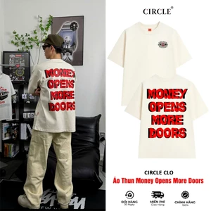 Áo thun Money Opens More Doors Circle Unisex cotton cao cấp - CIRCLE CLo