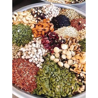 500gr Bột ngũ cốc dinh dưỡng rang xay sẵn, thơm ngon, sánh mịn - nhà Hạnh Phúc - Thức Ăn - Food ngũ cốc