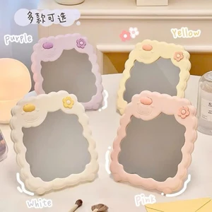 Gương Để Bàn Soi Trang Điểm Xoay 360° Gương Makeup HD Phong Cách Hàn Quốc Chân Đế Chắc Chắn