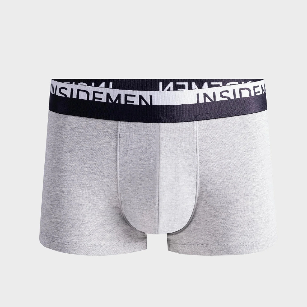 Quần lót nam boxer INSIDEMEN chất liệu cotton mềm mại thoáng mát, co giãn IBX052