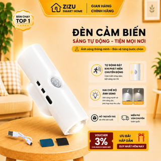 Đèn Cảm Biến Chuyển Động Sạc USB – Đèn Ngủ Treo Tường Thông Minh, Chiếu Sáng Tự Động Tiết Kiệm Điện