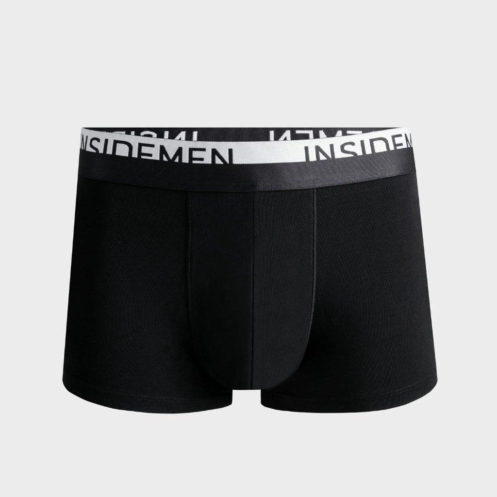 Quần lót nam boxer INSIDEMEN chất liệu cotton mềm mại thoáng mát, co giãn IBX052