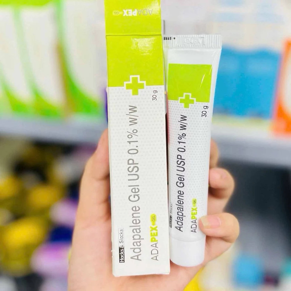 Kem Giảm Mụn Adapalene Gel USP 0.1% 30g Hỗ Trợ Giảm Mụn Mủ Mụn Bọc Chăm Sóc Da