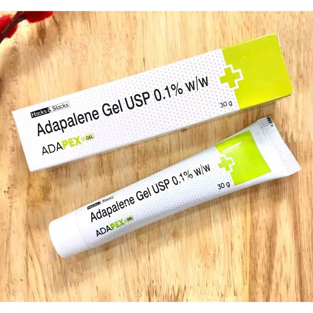 Kem Giảm Mụn Adapalene Gel USP 0.1% 30g Hỗ Trợ Giảm Mụn Mủ Mụn Bọc Chăm Sóc Da