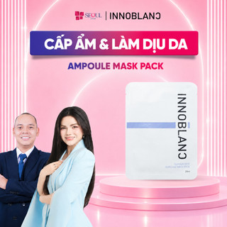 Innoblanc – Ampoule Mask Pack (Hộp/5 Miếng) | Mặt Nạ Cấp Ẩm, Làm Dịu Da, Chống Lão Hóa, Dưỡng Trắng