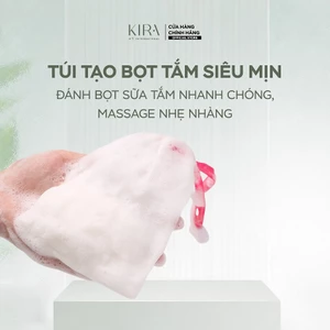Túi tạo bọt tắm siêu mịn – Đánh bọt sữa tắm nhanh chóng, massage nhẹ nhàng, làm sạch toàn thân hiệu quả