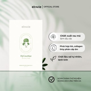 [Combo 10 Miếng] Mặt Nạ Phục Hồi, Giảm Kích Ứng, Làm Sáng Elravie HyCicaMue Recovery Mask 1 Chiếc 25g