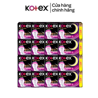 Combo 16 Gói BVS Kotex Siêu Ban Đêm Mặt Lưới 35CM (8+1) miếng