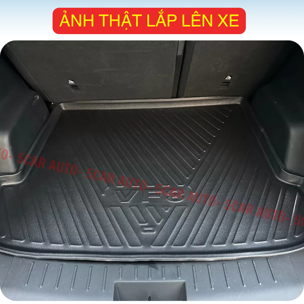 LÓT CỐP xe VINFAST VF8 2024 - NAY nhựa dẻo siêu đẹp, siêu bền, chống thấm nước, không mùi, vừa khít