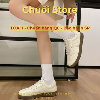 Giày thời trang nữ da PU tổng hợp dệt vải đế cao su basic xinh cá tính năng động trẻ trung