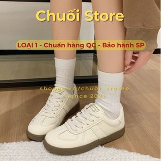 Giày thời trang nữ da PU tổng hợp dệt vải đế cao su basic xinh cá tính năng động trẻ trung