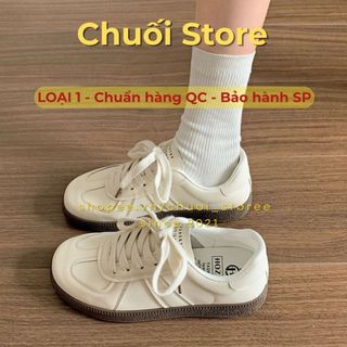 Giày thời trang nữ da PU tổng hợp dệt vải đế cao su basic xinh cá tính năng động trẻ trung