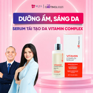 Serum Tái Tạo Da Vitamin Complex dưỡng ẩm sáng da hỗ trợ đều màu da 50ml