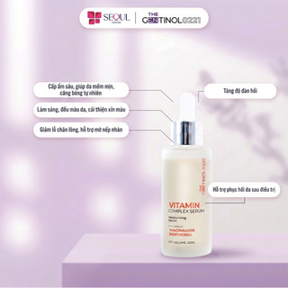 Serum Tái Tạo Da Vitamin Complex dưỡng ẩm sáng da hỗ trợ đều màu da 50ml