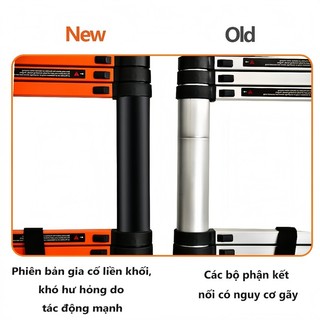Thang nhôm rút Thẳng Thép Carbon Cao Cấp Nhập Khẩu Chống gỉ nhẹ Có thể gấp gọn Bảo hành 2 năm