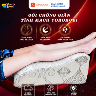 [BEST SELLER] Gối Kê Chân Giãn Tĩnh Mạch Yorokobi - PU Foam Cao Cấp, Giảm Phù Nề, Giảm Mỏi Chân, Hỗ Trợ Tuần Hoàn Máu