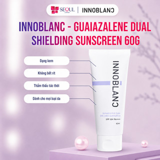 Kem Chống Nắng Vật Lý – Dưỡng Ẩm & Chống Oxy Hóa | Innoblanc – Guaiazulene Dual Shielding Sunscreen