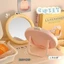 Gương Để Bàn Đôi Mắt Phô Mai Dễ Thương Gương Soi Trang Điểm HD Có Hộp 2 Màu Decor Bàn Học Phòng Ngủ