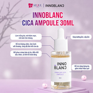 Tinh Chất Căng Bóng Da, Dưỡng Ẩm, Dưỡng Trắng, Giảm Thâm & Ngừa Lão Hóa| Innoblanc – Cica Ampoule
