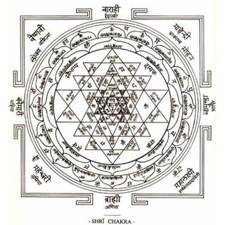 [Presage.vn] [Vuông 5cm] Set 8 Hoặc 15 Stickers Sri Yantra Sinh Tài - KHÁCH ĐỌC KỸ MIÊU TẢ GIÚP SỐP NHA Ạ