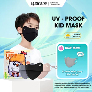 Khẩu trang trẻ em Proof KID Mask UNICARE 3 - 12 tuổi - Chất liệu vải lụa cao cấp