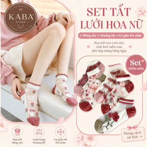 5/10 ĐÔI TẤT NGẮN NỮ VỚ NÔNG CỔ THẤP – THOÁNG KHÍ, THẤM HÚT MỒ HÔI, CHỐNG TRƠN TRƯỢT