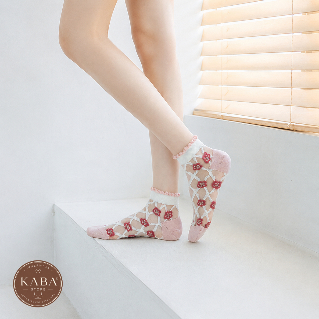 [KABA] 🧦 5/10 ĐÔI TẤT NGẮN NỮ VỚ NÔNG CỔ THẤP – THOÁNG KHÍ, THẤM HÚT MỒ HÔI, CHỐNG TRƠN TRƯỢT