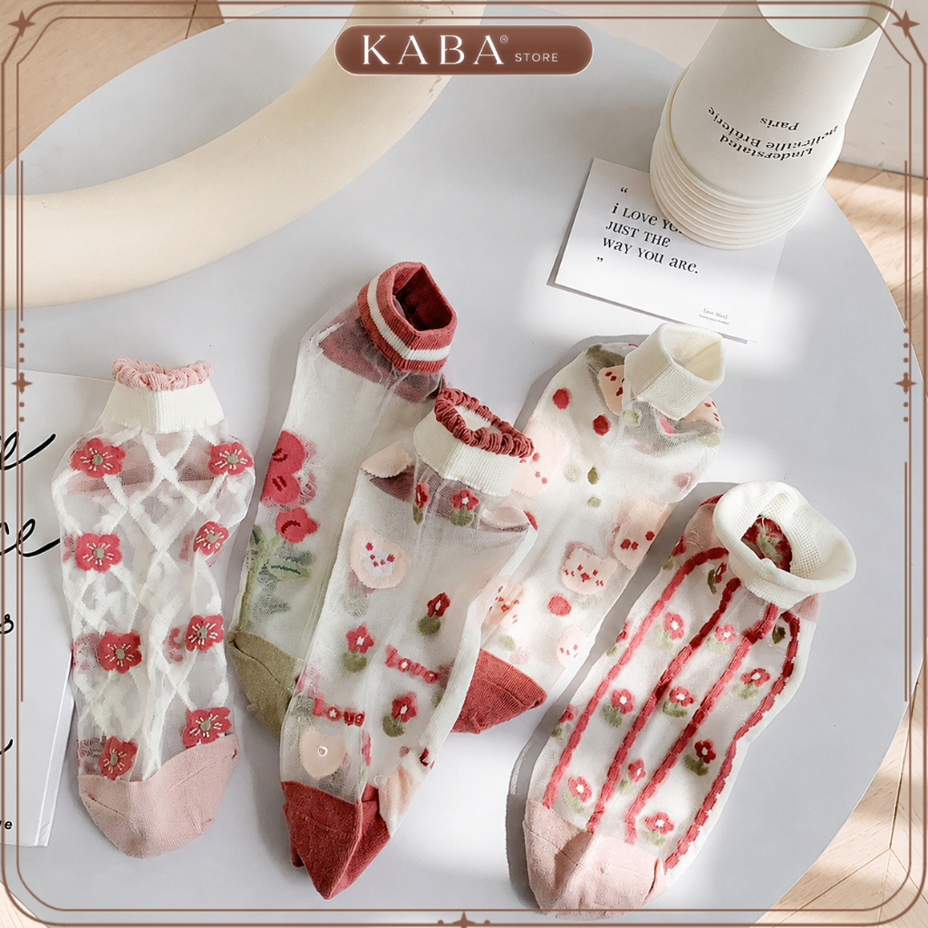 [KABA] 🧦 5/10 ĐÔI TẤT NGẮN NỮ VỚ NÔNG CỔ THẤP – THOÁNG KHÍ, THẤM HÚT MỒ HÔI, CHỐNG TRƠN TRƯỢT