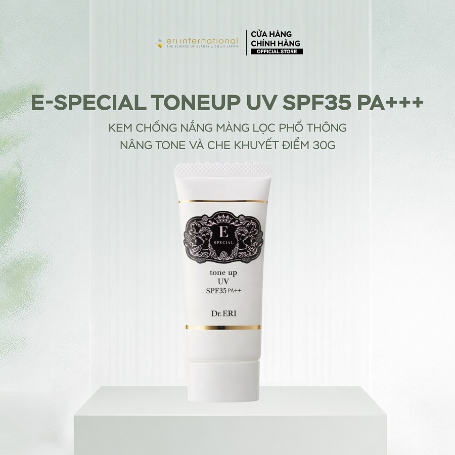 Kem Chống Nắng E-SPECIAL TONEUP UV SPF35 PA+++ Màng Lọc Phổ Rộng Nâng Tone Và Che Khuyết Điểm 30G [NHẬP KHẨU NHẬT BẢN]