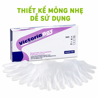 2 Hộp Găng Tay Làm Bếp Victoria Bay Nấu Ăn Siêu Dai GD49 - Găng Tay Nấu Ăn PTE Vitoria Bay Không Mùi