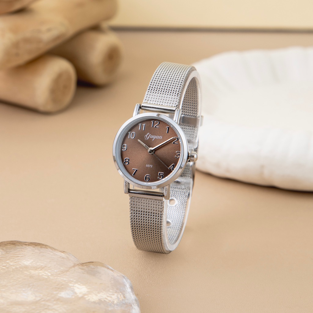 Đồng Hồ Nữ Yuyan 5072 Dây Lưới Kim Loạt Sang Trọng Cuốn Hút | MOTIC