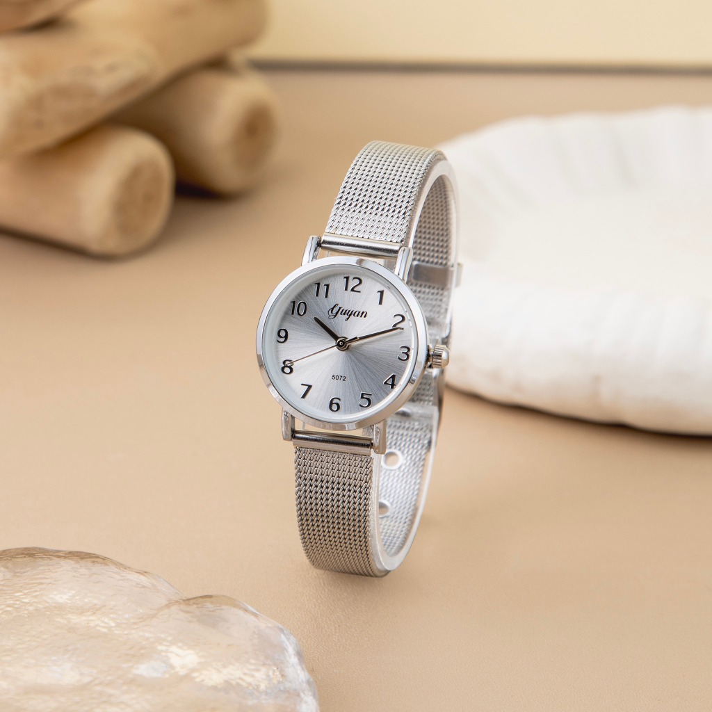 Đồng Hồ Nữ Yuyan 5072 Dây Lưới Kim Loạt Sang Trọng Cuốn Hút | MOTIC