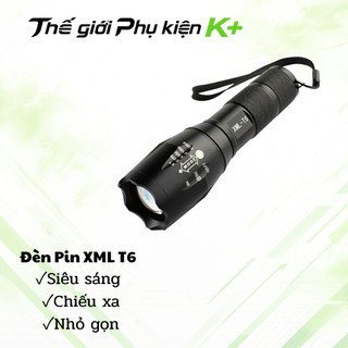 Đèn Pin Siêu Sáng XML T6 Chiếu Xa Chống Nước Tuyệt Đối - Bảo Hành Uy Tín (Loại Tốt,Full box)