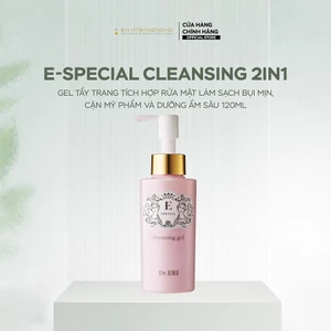 Gel Tẩy Trang E-SPECIAL CLEANSING 2IN1 Tích Hợp Rửa Mặt Làm Sạch Bụi Mịn, Cặn Mỹ Phẩm Và Dưỡng Ẩm Sâu 120ml