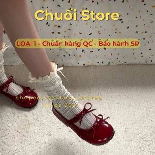 Giày bệt nữ da PU tổng hợp dệt vải đế cao su cao cấp xinh xắn dễ thương êm ái