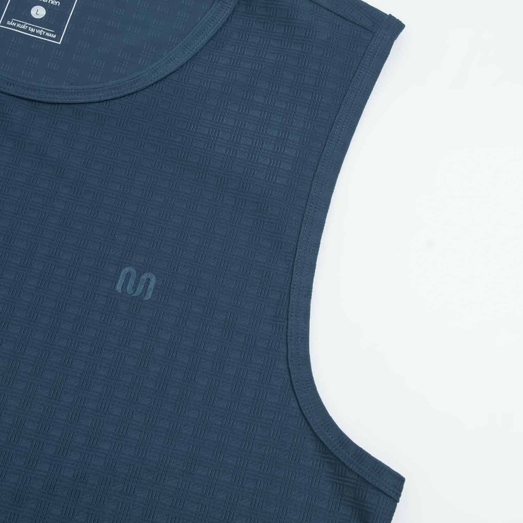 Áo Tanktop Nam Jacquard Insidemen vải thoáng khí co giãn phù hợp cho tập gym thể thao ITL125AS0