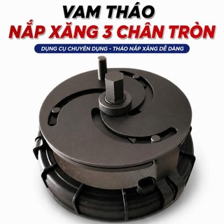 Vam mở nắp bình xăng 3 chấu kẹp TRÒN, cảo nắp bình nhiên liệu ô tô 3 chân