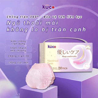 Combo (40/20miếng) Băng Vệ Sinh Dạng Quần KUCO NHẬP KHẨU Mẫu Mới chống tràn  Quần kinh nguyệt