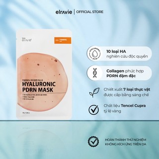 Mặt Nạ Dưỡng Ẩm, Săn Chắc & Đàn Hồi Elravie Hyaluronic PDRN Mask 01 Miếng 25g