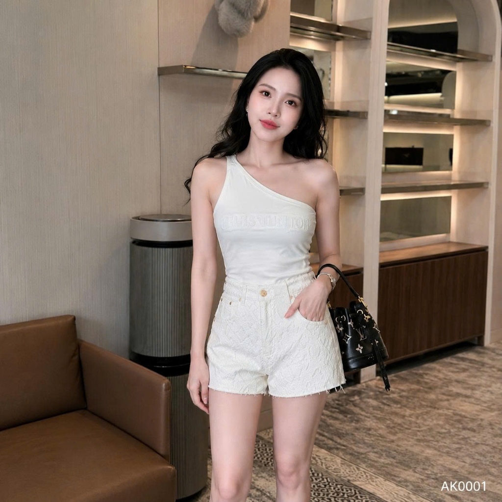 Áo thun lệch vai HiNa QCCC QCL1 AK0001