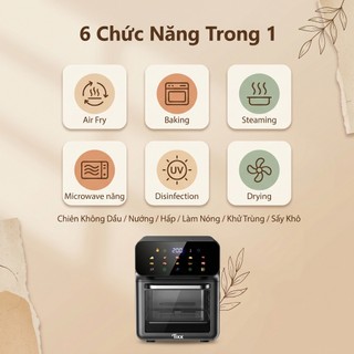 TIXX Nồi chiên không dầu công suất 1350W 16L làm nóng nhanh 12 chế độ nấu điều chỉnh được  Air Fryer