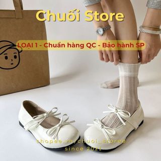 Giày bệt nữ da PU tổng hợp dệt vải đế cao su cao cấp xinh xắn dễ thương êm ái