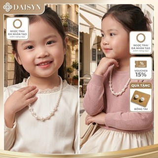 [NgocDaisy] N62 bộ Vòng tay và dây chuyền hạt Ngọc Cho bé handmade , dây chuyền cho trẻ em
