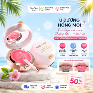 Dưỡng Môi , Mặt Nạ Ủ Dưỡng Môi Kiss Pony Dưỡng Ẩm Làm Mềm, Giảm Thâm Môi, Giúp Môi Căng Mọng,Đều Màu