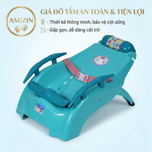 Ghế Gội Đầu Cho Bé Cỡ Đại Việt Nhật, Có Tấm Lót Đỡ Gáy Bé Không Bị Mỏi Cổ