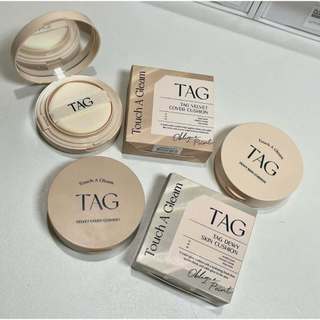 Phấn Nước Mỏng Nhẹ TAG Velvet Cover Cushion & TAG Dewy Skin Cushion (15g)