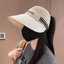 Mũ Hè Phối Lưới Chữ Thêu Có Nút Cài Khẩu Trang Tiện Dụng Phong Cách Hè