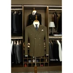 Bộ Blazer Nam Khuy Đồng 6 Nút Cổ Điển Châu Âu Phù Hợp Mặc Dịp Trọng Đại Chất Vải Bền Màu Bền Dáng, Sự Kiện, Phong Cách. — ảnh 2