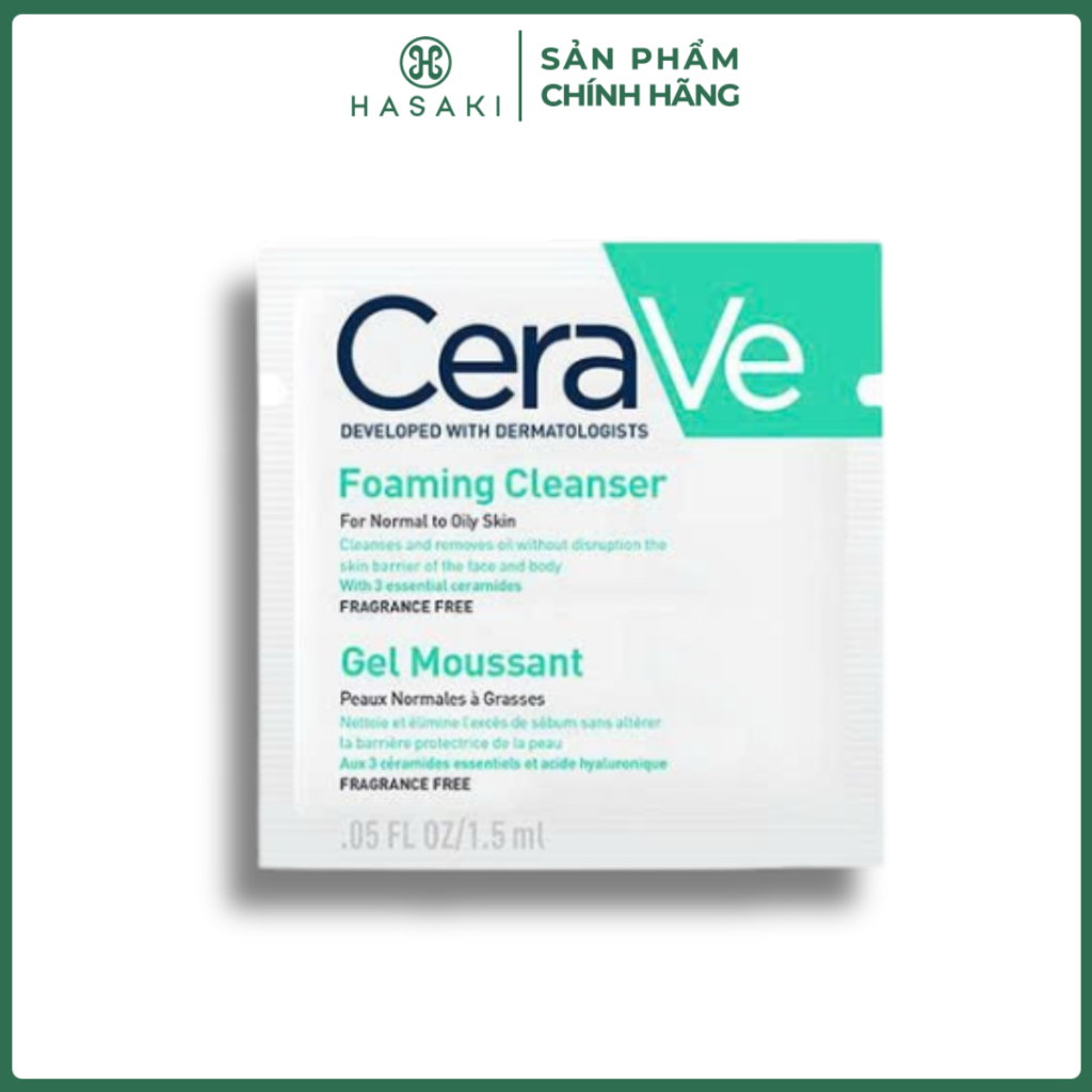 Sữa Rửa Mặt CERAVE SA Foaming Cleanser 1.5ML