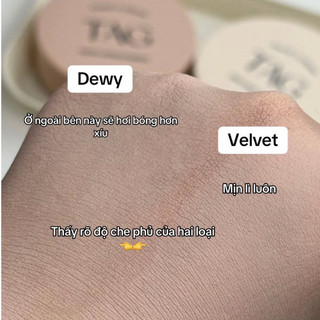 Phấn Nước Mỏng Nhẹ TAG Velvet Cover Cushion & TAG Dewy Skin Cushion (15g)